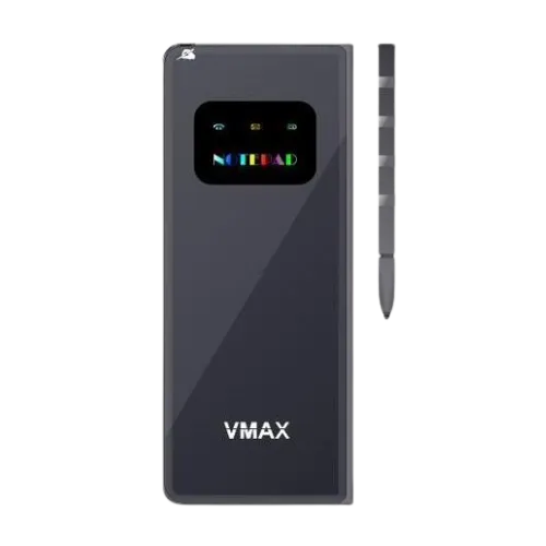 vmax v18 notepad black front