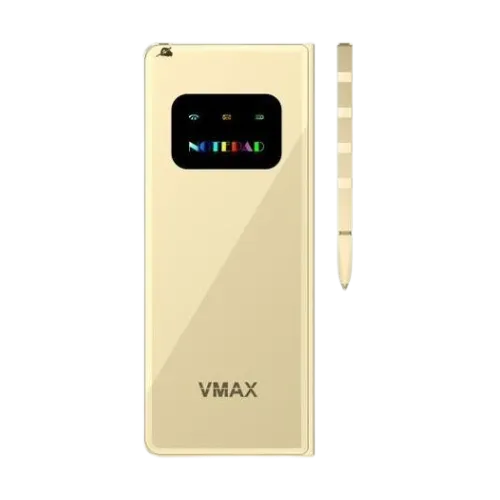 vmax v18 notepad golden front