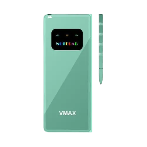 vmax v18 notepad green front