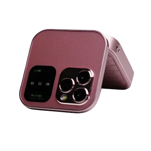 snexina rock x pink fold front